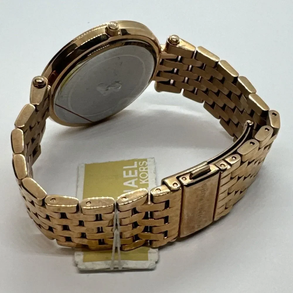 Michael Kors Darci MK3192 Women Rose Gold Analog Dial Quartz Wrist Watch JNA293